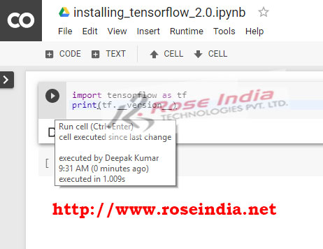 TensorFlow版本 image